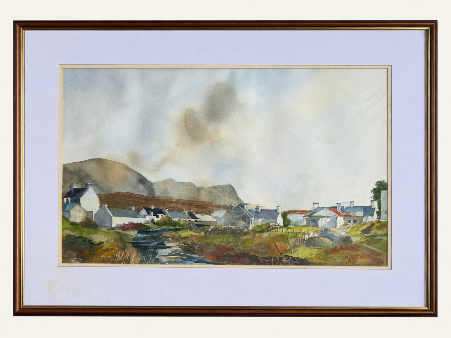Village beneath Clouded Hills