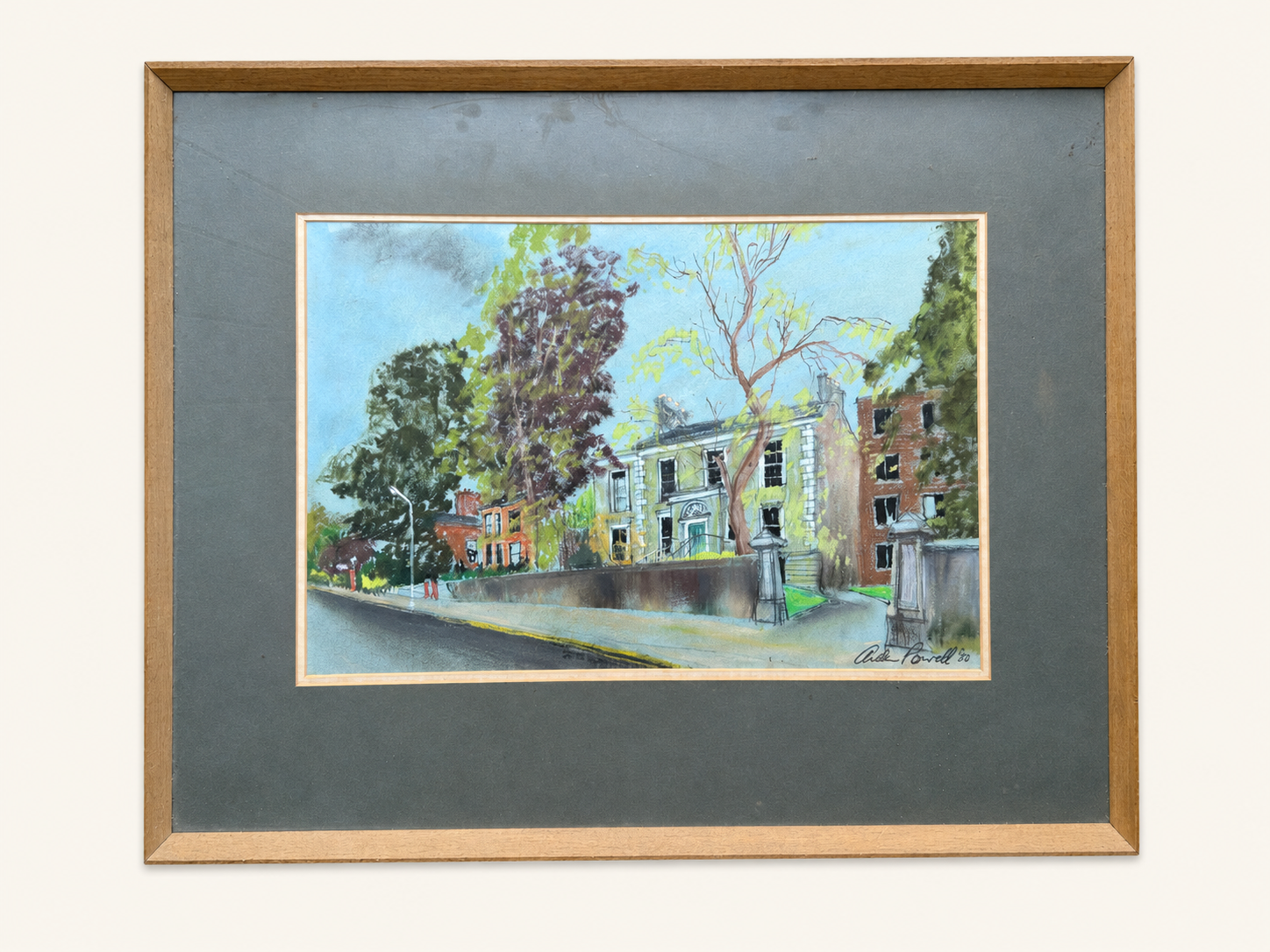 Georgian Houses behind the Trees